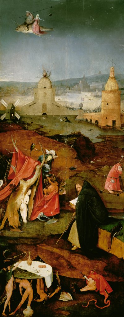 Versuchung des heiligen Antonius (rechte Tafel) von Hieronymus Bosch